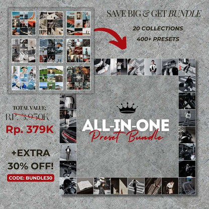 ALL-IN-ONE PRESETS BUNDLE 20 COLLECTIONS [400+ PRESETS]